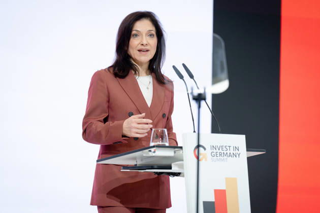 Invest in Germany Summit, Berlin, ESMT Invest in Germany Summit, Berlin, ESMT, Katherina Reiche, Federal Minister for Economic Affairs Berlin Berlin GER