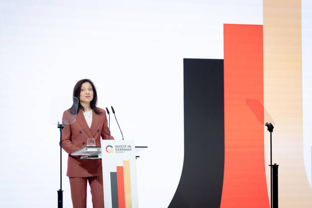 Invest in Germany Summit, Berlin, ESMT Invest in Germany Summit, Berlin, ESMT, Katherina Reiche, Federal Minister for Economic Affairs Berlin Berlin GER
