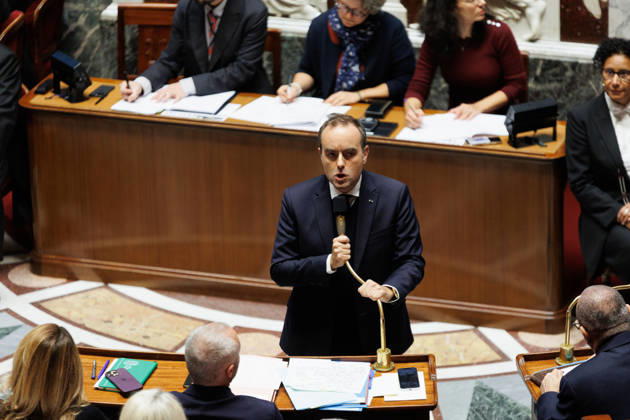 October 20, 2026: PRIME MINISTER SÃ bastien LECORNU during a question and answer session with the government at the National Assembly in Paris, on October 20, 2026. - ZUMAs287 20261020_zip_s287_029 Copyright: xSadakxSouicix