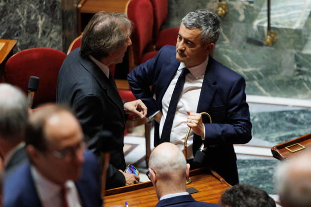 October 20, 2026: Go rald Darmanin, Minister of Justice of France during a question and answer session with the government at the National Assembly in Paris, on October 20, 2026.  - ZUMAs287 20261020_zip_s287_042 Copyright: xSadakxSouicix