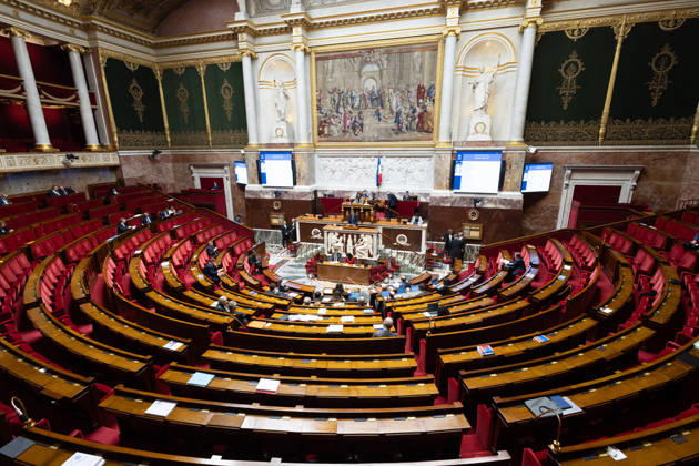 Debate on the 2027 social security budget - Paris French Minister of Labour and Solidarities Jean-Pierre Farandou addresses the National Assembly, French Parliament lower house, during the opening debate session on the 2027 social security budget (PLFSS), in Paris on October 20, 2026. Photo by Raphael Lafargue ABACAPRESS.COM Paris France  Copyright: xLafarguexRaphael ABACAx