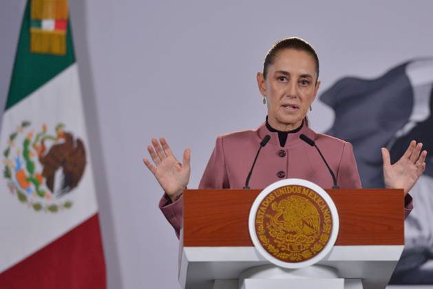 October 20, 2026: TO-45548& x2014;MEXICO , October 20, 2026. Mexican President Claudia Sheinbaum spoke about healthcare and national policy during the "People& x2019;s Conference" (Conferencia del Pueblo) at the National Palace in Mexico City. Clasos.com.mx - ZUMAcs4_ 20261020_faa_cs4_027 Copyright: xJavierxLiraxOterox