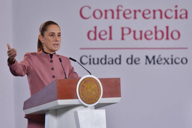 October 20, 2026: TO-45548& x2014;MEXICO , October 20, 2026. Mexican President Claudia Sheinbaum spoke about healthcare and national policy during the "People& x2019;s Conference" (Conferencia del Pueblo) at the National Palace in Mexico City. Clasos.com.mx - ZUMAcs4_ 20261020_faa_cs4_029 Copyright: xJavierxLiraxOterox