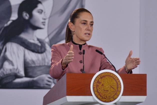 October 20, 2026: TO-45548& x2014;MEXICO , October 20, 2026. Mexican President Claudia Sheinbaum spoke about healthcare and national policy during the "People& x2019;s Conference" (Conferencia del Pueblo) at the National Palace in Mexico City. Clasos.com.mx - ZUMAcs4_ 20261020_faa_cs4_034 Copyright: xJavierxLiraxOterox