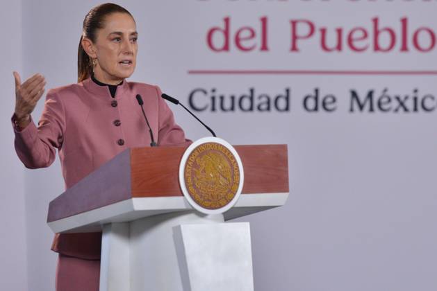 October 20, 2026: TO-45548& x2014;MEXICO , October 20, 2026. Mexican President Claudia Sheinbaum spoke about healthcare and national policy during the "People& x2019;s Conference" (Conferencia del Pueblo) at the National Palace in Mexico City. Clasos.com.mx - ZUMAcs4_ 20261020_faa_cs4_041 Copyright: xJavierxLiraxOterox