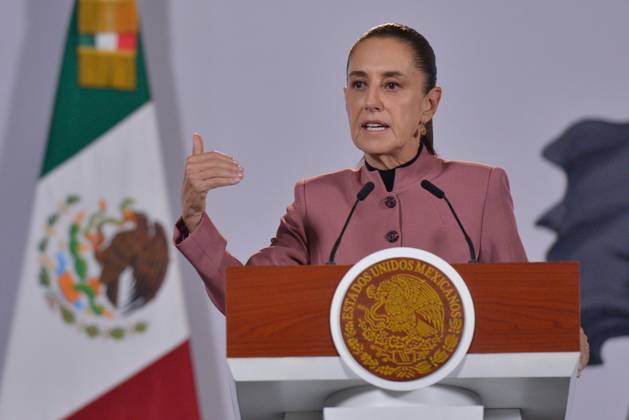 October 20, 2026: TO-45548& x2014;MEXICO , October 20, 2026. Mexican President Claudia Sheinbaum spoke about healthcare and national policy during the "People& x2019;s Conference" (Conferencia del Pueblo) at the National Palace in Mexico City. Clasos.com.mx - ZUMAcs4_ 20261020_faa_cs4_052 Copyright: xJavierxLiraxOterox