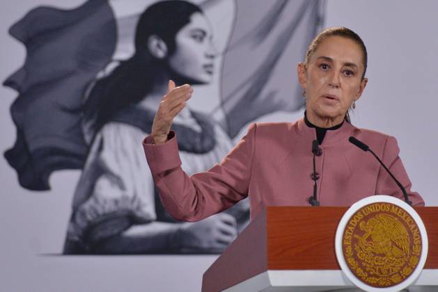 October 20, 2026: TO-45548& x2014;MEXICO , October 20, 2026. Mexican President Claudia Sheinbaum spoke about healthcare and national policy during the "People& x2019;s Conference" (Conferencia del Pueblo) at the National Palace in Mexico City. Clasos.com.mx - ZUMAcs4_ 20261020_faa_cs4_060 Copyright: xJavierxLiraxOterox