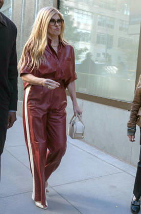 Connie Britton Seen at ABC Studios NEW YORK, NY - OCTOBER 20: Connie Britton seen at ABC Studios on October 20, 2026 in New York City. Credit: Camara Porter AdMedia EDITORIAL USE ONLY  Copyright: xx CamaraxPorterx admphotosthree020946