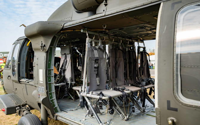 October 20, 2026 Press release regarding the Austrian Armed Forces’ information and demonstration event on National Day 2026. The photo shows an S70 Black Hawk in Vienna at Heldenplatz, Vienna, Austria