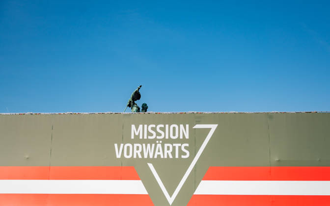 October 20, 2026 Press Conference on the Austrian Armed Forces’ Information and Demonstration Event on National Day 2026 Theme, Symbolic Image, Motto of the Austrian Armed Forces, Vienna, Heldenplatz, Vienna, Austria