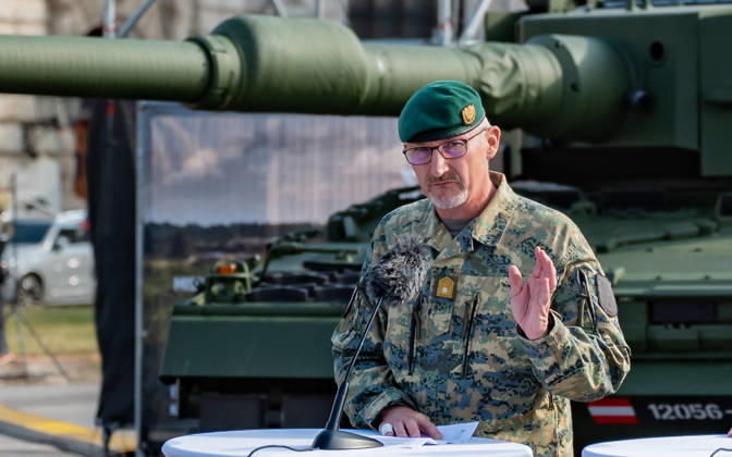 October 20, 2026 Press conference on the Austrian Armed Forces information and demonstration event on National Day 2026. The photo shows the Military Commander of Vienna, Brigadier Christian Habersatter, at Heldenplatz in Vienna, Austria.