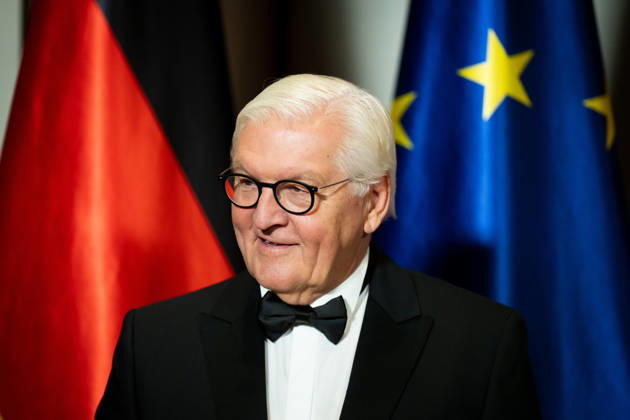 State banquet, President of Mongolia, Ukhnaa Khurelsukh, official residence at Spreebogen, Berlin, State banquet, Federal President Frank-Walter Steinmeier, President of Mongolia, Ukhnaa Khurelsukh, Berlin, Berlin, GER