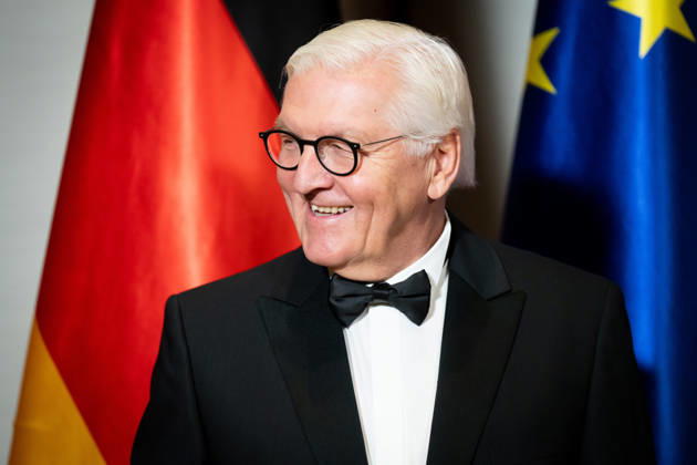 State banquet, President, Mongolia, Ukhnaa Khurelsukh s official residence at Spreebogen, Berlin, State banquet, Federal President Frank Walter Steinmeier, President, Mongolia, Ukhnaa Khurelsukh Berlin Berlin GER