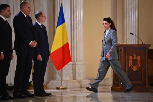 Romania s Parliament approves new Niculescu government BUCHAREST, ROMANIA - OCTOBER 20: Romanian Minister of Culture Ioana-Ruxandra-Victoria Cioca arrives at the Presidential Palace, in Bucharest, Romania, 20 October 2026. Alex Nicodim Anadolu Bucharest Romania. Editorial use only. Please get in touch for any other usage.  Copyright: x2026xAnadoluxAlexxNicodimx