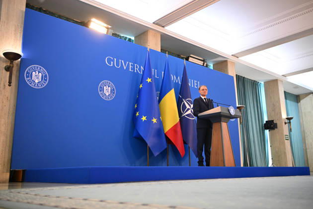 Romania s Parliament approves new Niculescu government BUCHAREST, ROMANIA - OCTOBER 20: Romanian Prime Minister Luca Niculescu delivers a speech following the first official cabinet meeting of the new government at Victoria Palace in Bucharest, Romania, on October 20, 2026. Alex Nicodim Anadolu Bucharest Romania. Editorial use only. Please get in touch for any other usage.  Copyright: x2026xAnadoluxAlexxNicodimx