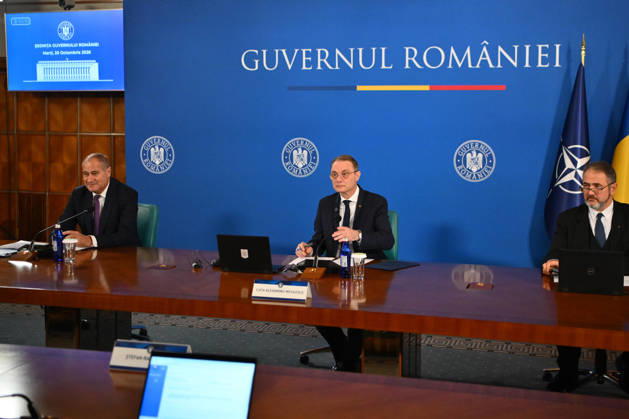 Romania s Parliament approves new Niculescu government BUCHAREST, ROMANIA - OCTOBER 20 : Cabinet members attends the first Government meeting at Victoria Palace in Bucharest, Romania on October 20, 2026. Alex Nicodim Anadolu Bucharest Romania. Editorial use only. Please get in touch for any other usage.  Copyright: x2026xAnadoluxAlexxNicodimx