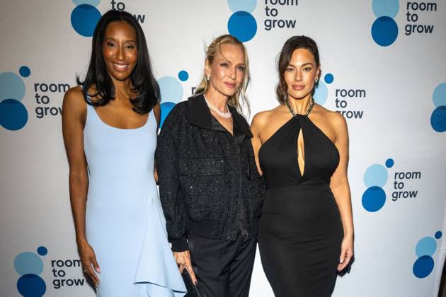 October 20, 2026, New York, New York, United States: (L-R) Akilah King, Uma Thurman and Ashley Graham attend.the Room to Grow Gala at Ziegfeld Ballroom on October 20, 2026 in New York City. New York United States - ZUMAs197 20261020_aaa_s197_608 Copyright: xRonxAdarx