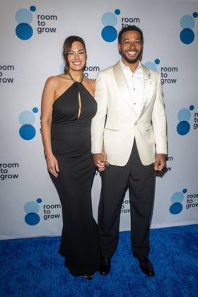 October 20, 2026, New York, New York, United States: (L-R) Ashley Graham and Justin Ervin attend.the Room to Grow Gala at Ziegfeld Ballroom on October 20, 2026 in New York City. New York United States - ZUMAs197 20261020_aaa_s197_626 Copyright: xRonxAdarx