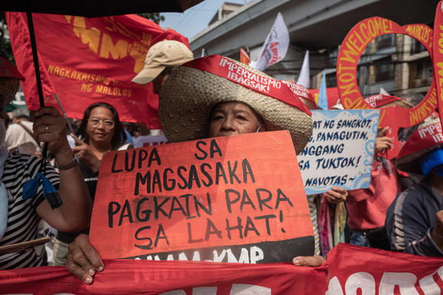 October 21, 2026, Quezon City, Quezon, Philippines: Hundreds of youth activists, rights advocates, and agrarian reform advocates marched with farmers, indigenous people, and workers as they celebrate Peasants Day. Quezon City Philippines - ZUMAy102 20261021_zip_y102_011 Copyright: xKenosisxYapx