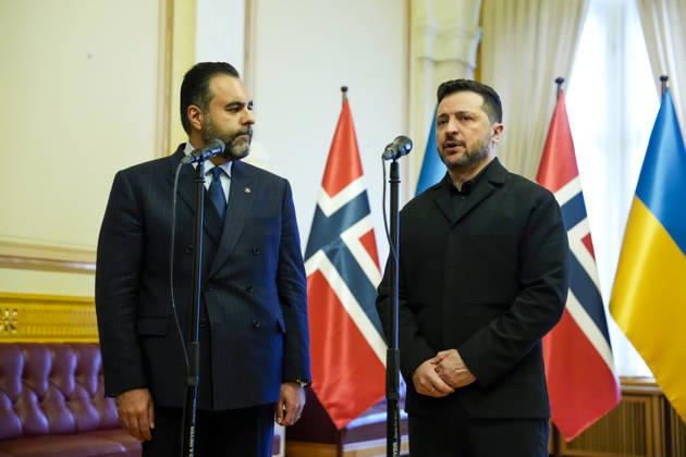Ukrainian President Visits Norway, Oslo, October 21, 2026. Ukrainian President Volodymyr Zelenskyy visits the Storting, where he meets with Storting President Masud Gharahkhani and the parliamentary leaders. Photo: Ole Berg Rusten, NTB POOL, Oslo, Norway, T0g1Z0aqRKI EDEDITORIAL USE ONLY Ref BNC POLT0g1Z0aqRKI jpg  Copyright: xOlexBerg-Rustenx xNTBx