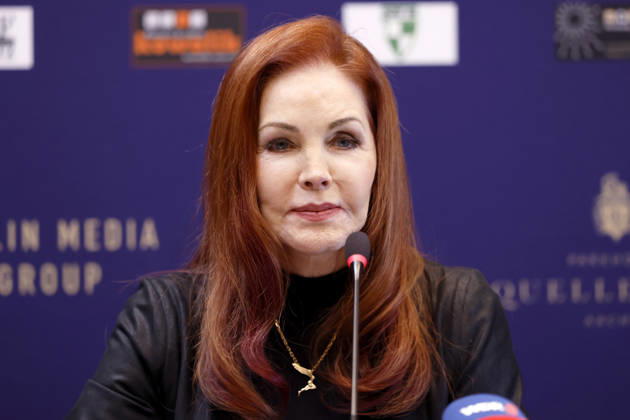Actress Priscilla Presley, widow of the late iconic singer Elvis Presley, at a press conference for the MALIN MEDIA GROUP event An Evening with Priscilla Presley in Baesweiler, Baesweiler, October 20, 2026, North Rhine-Westphalia, Germany Copyright: xChristophxHardtx