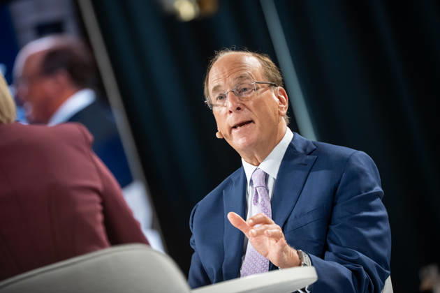 Larry Fink (Laurence Douglas Fink), CEO of BlackRock, speaks at the Berlin Global Dialogue in the former State Council building of the GDR. Berlin Global Dialogue 2026 (BGD 2026), theme: Advancing Alliances for a New Era, Berlin, Germany, ESMT