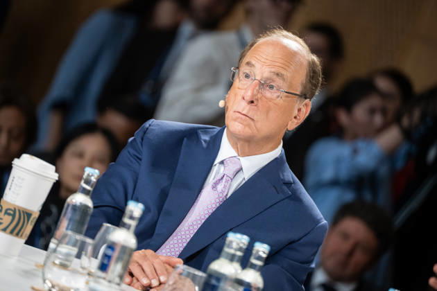 Larry Fink (Laurence Douglas Fink), CEO of BlackRock, speaks at the Berlin Global Dialogue in the former State Council building of the GDR. Berlin Global Dialogue 2026 (BGD 2026), theme: Advancing Alliances for a New Era, Berlin, Germany, ESMT
