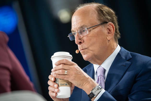 Larry Fink (Laurence Douglas Fink), CEO of BlackRock, speaks at the Berlin Global Dialogue in the former State Council building of the GDR. Berlin Global Dialogue 2026 (BGD 2026), theme: Advancing Alliances for a New Era, Berlin, Germany, ESMT