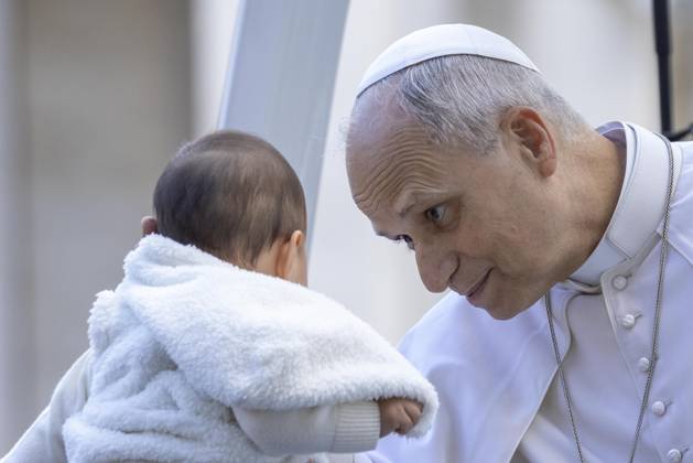 IPA89988236 - Italy, Rome, Vatican City, October 21, 2026: Pope Leo XIV during his weekly general audience in St. Peter s Square at the Vatican. Photo: Copyright Claudio Asquini Catholipressphoto  Copyright: xx xClaudioxAsquini xCatholicpressphx IPA89988236