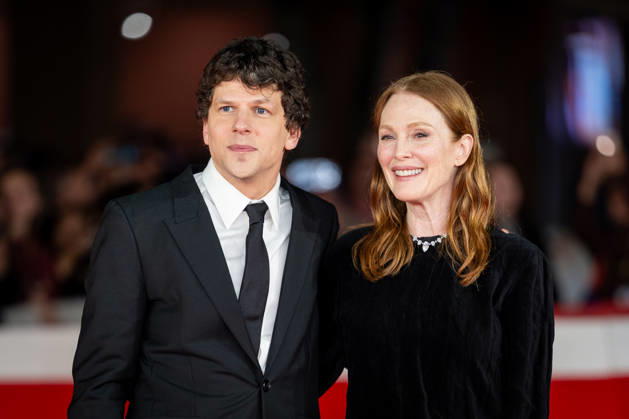 The Debut red carpet during the 21st Rome Film Festival at Auditorium Parco Della Musica in Rome, Italy on 21 October 2026. Jesse Eisenberg and Julianne Moore attend the The Debut red carpet during the 21st Rome Film Festival at Auditorium Parco Della Musica in Rome, Italy on 21 October 2026., Credit:Stefano Costantino TTL Stefano Costantino Avalon Italy, Rome  Copyright: xStefanoxCostantinoxTTLx xStefanoxCostantinox xAvalonx 1145409409
