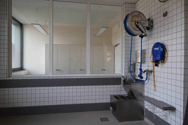 The Bautzen branch of the state-owned enterprise Sächsisches Immobilien und Baumanagement (SIB) today held a ceremony to mark the completion of the new prison kitchen at the Bautzen Correctional Facility. The previous prison kitc Copyright: xMatthiasxWehnertx