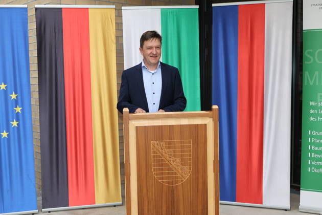 Jaroslaw Golaszewski, Branch Manager of the Saxon Real Estate and Construction Management State Enter Copyright: xMatthiasxWehnertx