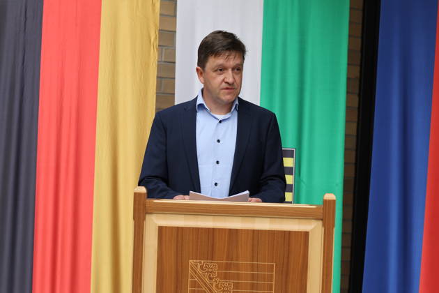 Jaroslaw Golaszewski, Branch Manager of the Saxon Real Estate and Construction Management State Enter Copyright: xMatthiasxWehnertx