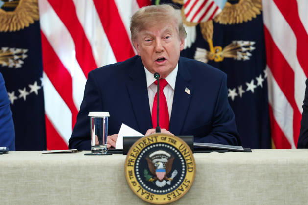 DC: Trump Roundtable on Cybercrime Against Seniors United States President Donald Trump speaks during a roundtable discussion on cybercrime in the East Room of the White House on October 21, 2026 in Washington, D.C. The administration is fighting back against foreign-based organized criminal organizations that exploit Americans in cyberspace and their scam centers and fraud schemes. Credit: CNP AdMedia EDITORIAL USE ONLY  Copyright: xx AdMediax admphotosthree021198