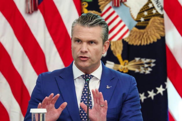 DC: Trump Roundtable on Cybercrime Against Seniors United States Secretary of War Pete Hegseth, speaks during a roundtable discussion on cybercrime in the East Room of the White House on October 21, 2026 in Washington, D.C. The administration is fighting back against foreign-based organized criminal organizations that exploit Americans in cyberspace and their scam centers and fraud schemes. Credit: CNP AdMedia EDITORIAL USE ONLY  Copyright: xx AdMediax admphotosthree021219