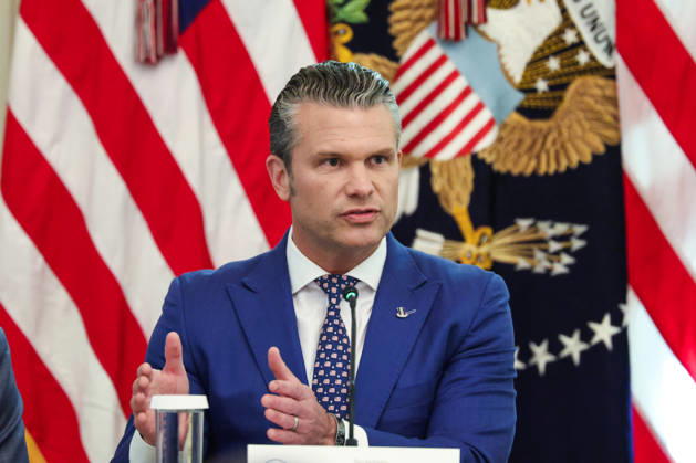 DC: Trump Roundtable on Cybercrime Against Seniors United States Secretary of War Pete Hegseth, speaks during a roundtable discussion on cybercrime in the East Room of the White House on October 21, 2026 in Washington, D.C. The administration is fighting back against foreign-based organized criminal organizations that exploit Americans in cyberspace and their scam centers and fraud schemes. Credit: CNP AdMedia EDITORIAL USE ONLY  Copyright: xx AdMediax admphotosthree021227