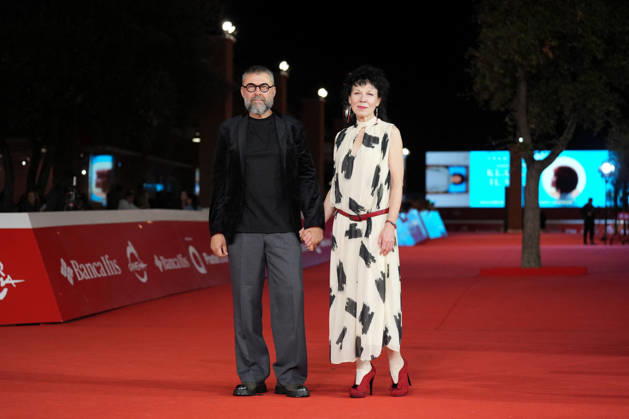 21st Rome Film Fest - Ula Screening Latvian actors Viesturs Kairiss and Ieva Jurjane attend the red carpet premiere of the film Ula (Ulya) during the 21st Rome Film Fest in Rome, Italy on October 21, 2026. Photo by Andrea Bracaglia ABACAPRESS.COM Rome Italy Italy  Copyright: xBracagliaxAndrea ABACAx