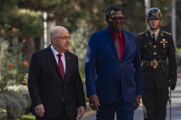 Yasar Guler - Baboucarr Ousmaila Joof meeting in Ankara ANKARA, TURKIYE - OCTOBER 22: Turkish National Defense Minister Yasar Guler welcomes Minister of Defense of the Republic of The Gambia Baboucarr Ousmaila Joof with an official military ceremony at the Ministry of National Defense in Ankara, Turkiye on Thursday, October 22, 2026. Osmancan Gurdogan Anadolu Ankara Turkey. Editorial use only. Please get in touch for any other usage.  Copyright: x2026xAnadoluxOsmancanxGurdoganx