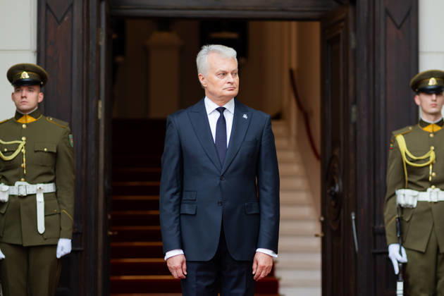 Gitanas Nauseda, President of the Republic of Lithuania, received Jakov Milatovic, President of Montenegro, who was visiting Lithuania. Vilnius, October 22, 2026  Copyright: xx