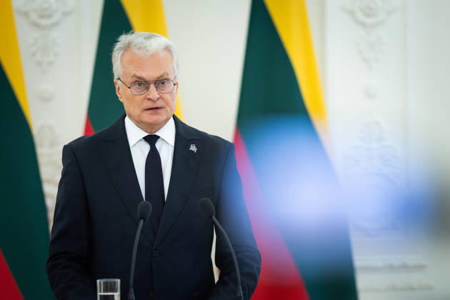 Gitanas Nauseda, President of the Republic of Lithuania, received Jakov Milatovic, President of Montenegro, who was visiting Lithuania. Vilnius, October 22, 2026  Copyright: xx