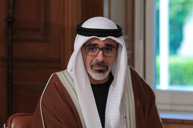 October 22, 2026, Athens, Greece: Abu Dhabi Crown Prince Sheikh Khaled bin Mohamed bin Zayed Al Nahyan meets Greek Prime Minister Kyriakos Mitsotakis at the Maximos Mansion in Athens on Thursday, October 22, 2026, during his official visit to Greece. The meeting focuses on strengthening bilateral relations and expanding cooperation between Greece and the United Arab Emirates in areas of mutual interest. Athens Greece  - ZUMAv62_ 20261022_zaf_v62_006 Copyright: xAristidisxVafeiadakisx