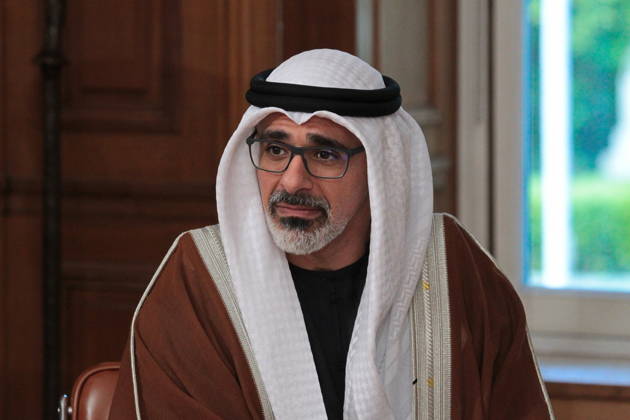 October 22, 2026, Athens, Greece: Abu Dhabi Crown Prince Sheikh Khaled bin Mohamed bin Zayed Al Nahyan meets Greek Prime Minister Kyriakos Mitsotakis at the Maximos Mansion in Athens on Thursday, October 22, 2026, during his official visit to Greece. The meeting focuses on strengthening bilateral relations and expanding cooperation between Greece and the United Arab Emirates in areas of mutual interest. Athens Greece - ZUMAv62_ 20261022_zaf_v62_009 Copyright: xAristidisxVafeiadakisx