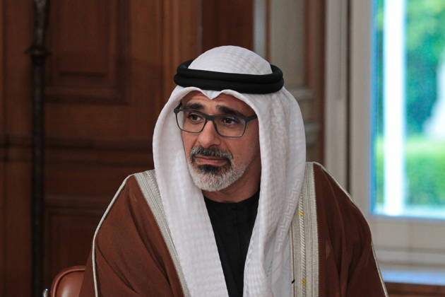 October 22, 2026, Athens, Greece: Abu Dhabi Crown Prince Sheikh Khaled bin Mohamed bin Zayed Al Nahyan meets Greek Prime Minister Kyriakos Mitsotakis at the Maximos Mansion in Athens on Thursday, October 22, 2026, during his official visit to Greece. The meeting focuses on strengthening bilateral relations and expanding cooperation between Greece and the United Arab Emirates in areas of mutual interest. Athens Greece - ZUMAv62_ 20261022_zaf_v62_013 Copyright: xAristidisxVafeiadakisx
