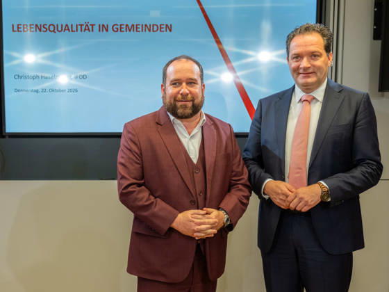 October 22, 2026: Presentation at the Federal Ministry of Agriculture and Forestry (BMLUK) by Norbert Totschnig (ÖVP), Managing Director of Haselmayer IFDD and Federal Minister of Agriculture and Forestry, Climate and Environmental Protection, Regions, and Water Management, Norb