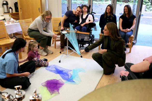 Britain s Kate, Princess of Wales visits Ipswich Britain s Kate, Princess of Wales, attends a music therapy session at The Treehouse children s hospice, as part of a visit to learn about the care and support provided by East Anglia s Children s Hospices (EACH), in Ipswich, Britain, October 22, 2026., Credit:Avalon.red PA ROTA - B68 Avalon UNITED KINGDOM, Ipswich Copyright: xAvalon.redx xPAxROTAx-xB68x xAvalonx 1145647518