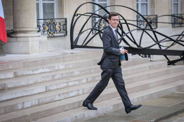 Paris, France le 22 octobre 2026 - Sortie du Conseil des ministres au palais de l Elysee - Exit of the Council of Ministers at the Elysee Palace Ici M. Edouard GEFFRAY, ministre de l Education nationale  Copyright: xSebastienxTOUBONx