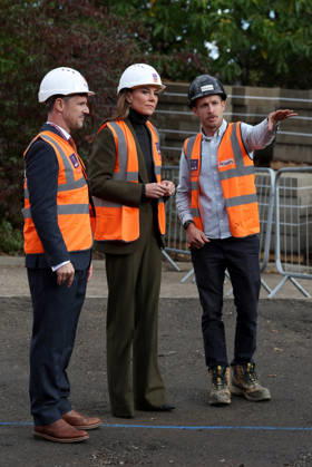 Britain s Kate, Princess of Wales visits Ipswich Britain s Kate, Princess of Wales, views construction work with East Anglia s Children s Hospices (EACH) chief executive Kevin Clements at The Treehouse children s hospice during a visit to learn about the care and support provided by the organisation, in Ipswich, Britain, October 22, 2026., Credit:Avalon.red PA ROTA - B68 Avalon UNITED KINGDOM, Ipswich  Copyright: xAvalon.redx xPAxROTAx-xB68x xAvalonx 1145656334