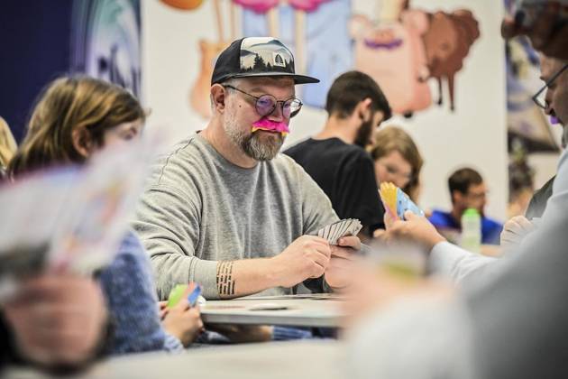 First Day of the Essen Game Fair SPIEL Essen will take place from October 22 to 25, 2026, at the Messe Essen exhibition grounds ** FOR EDITORIAL PURPOSES ONLY ** EDITORIAL USE ONLY ** p Playing the game Moustaches on Thursday, October 10, 2026 First day of the Essen Game Fair SPIEL Essen will take place from October 22 to Copyright: KerstinxKokoska doc8852wr2rbrb1lm5opobj ,EDITORIAL USE ONLY Copyright: KerstinxKokoska