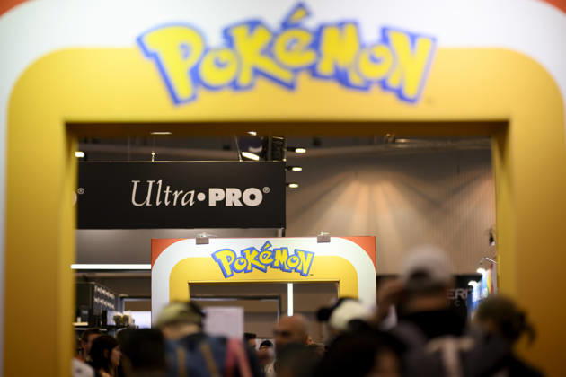 The Pokémon Company s booth for trading card games on October 22, 2026, at the SPIEL Essen trade show, October 22–25, 2026, in Essen, Germany, at the Grugahalle
