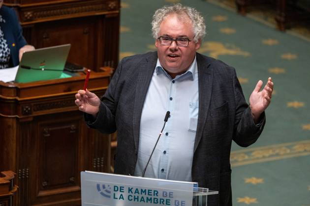 a plenary session of the Chamber at the federal parliament in Brussels, Thursday 22 October 2026.  NICOLASxMAETERLINCK 190651264